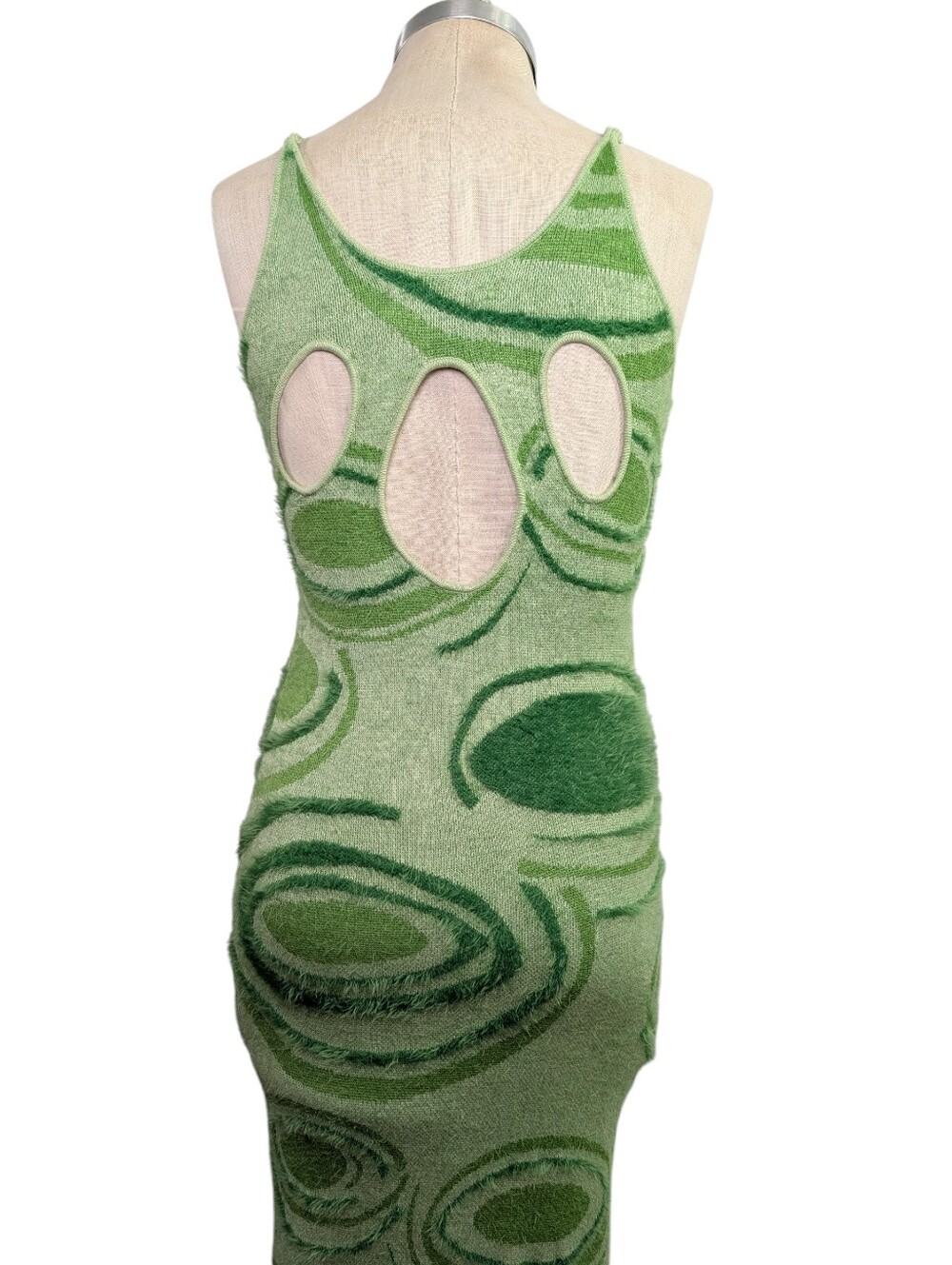 House of Sunny Hockney Dress in Lily Pad Green - Size US 8 / UK 12 - Picture 4 of 11